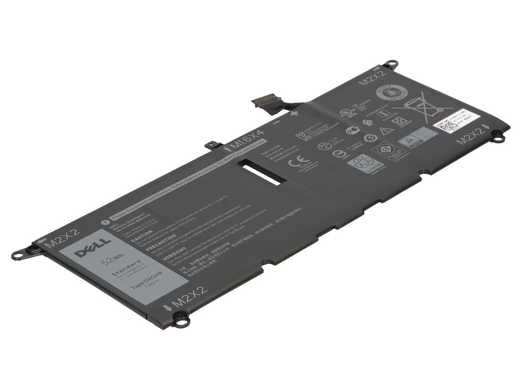 Laptop batteri W125960146 för bl.a. Dell XPS 13 9370 - 6500mAh - Original Dell